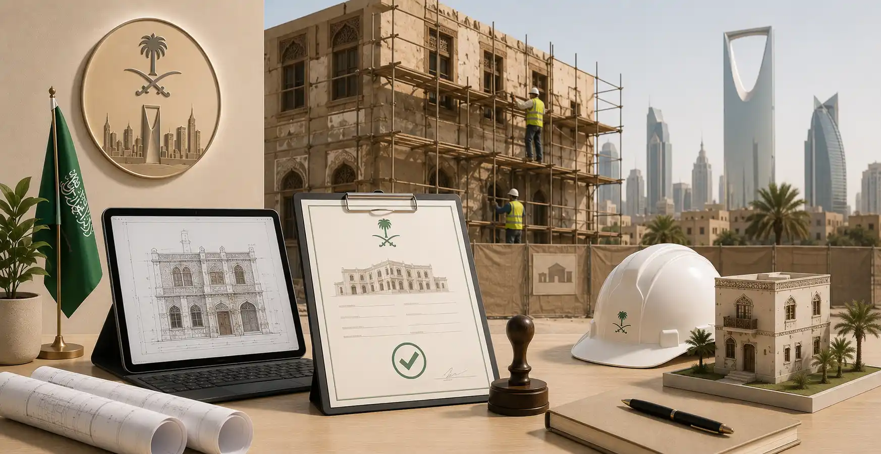 استخراج رخصة بناء في الرياض | هدم وترميم إصدار رخصة ترميم في الرياض