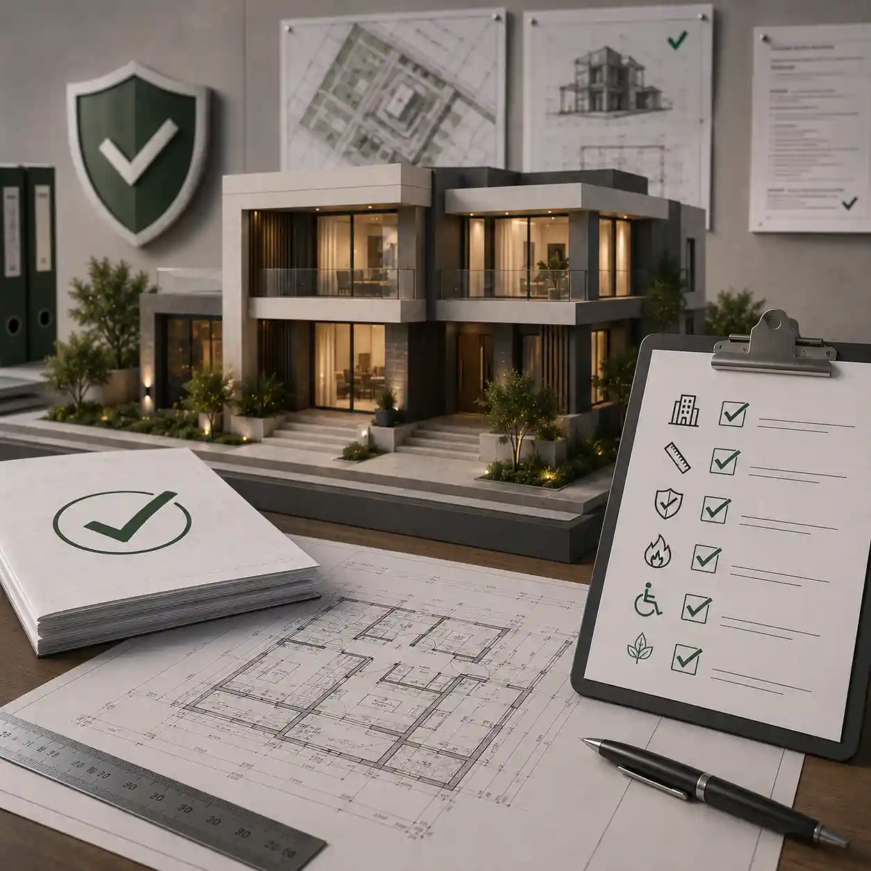 تصميم واجهات معمارية في الرياض التزام بالاشتراطات