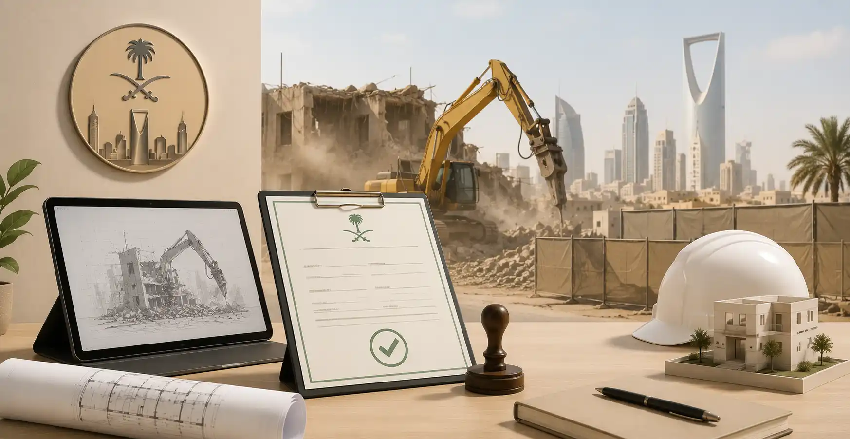 استخراج رخصة بناء في الرياض | هدم وترميم إصدار رخصة هدم في الرياض