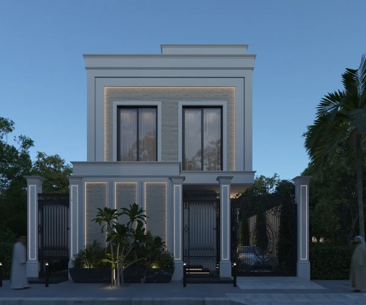 تصميم فيلا مودرن تصميم فيلا مودرن