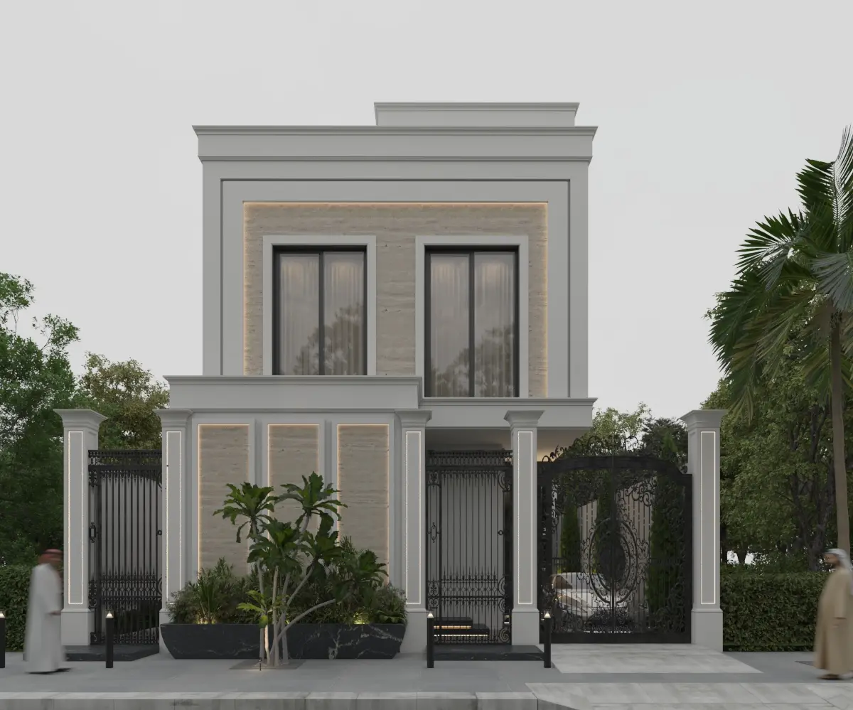 تصميم فيلا مودرن تصميم فيلا مودرن