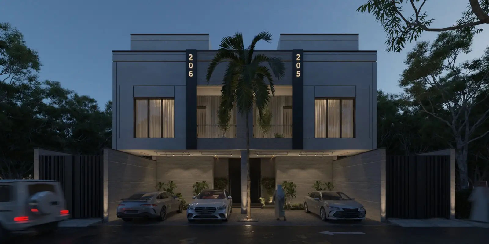 تصميم فيلا أدوار سكنية تصميم فيلا أدوار سكنية