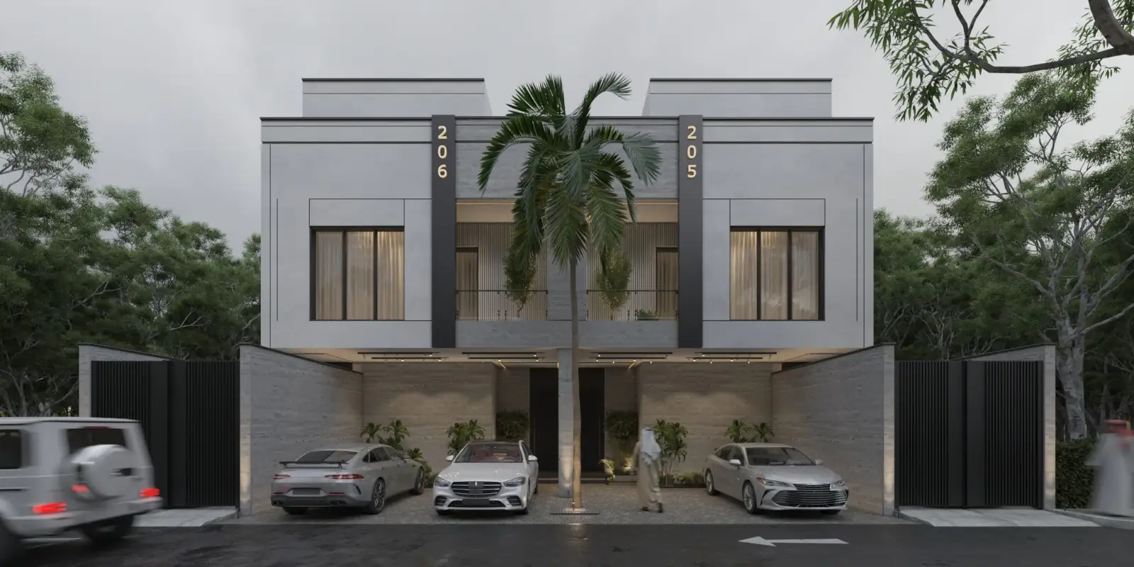 تصميم فيلا أدوار سكنية تصميم فيلا أدوار سكنية