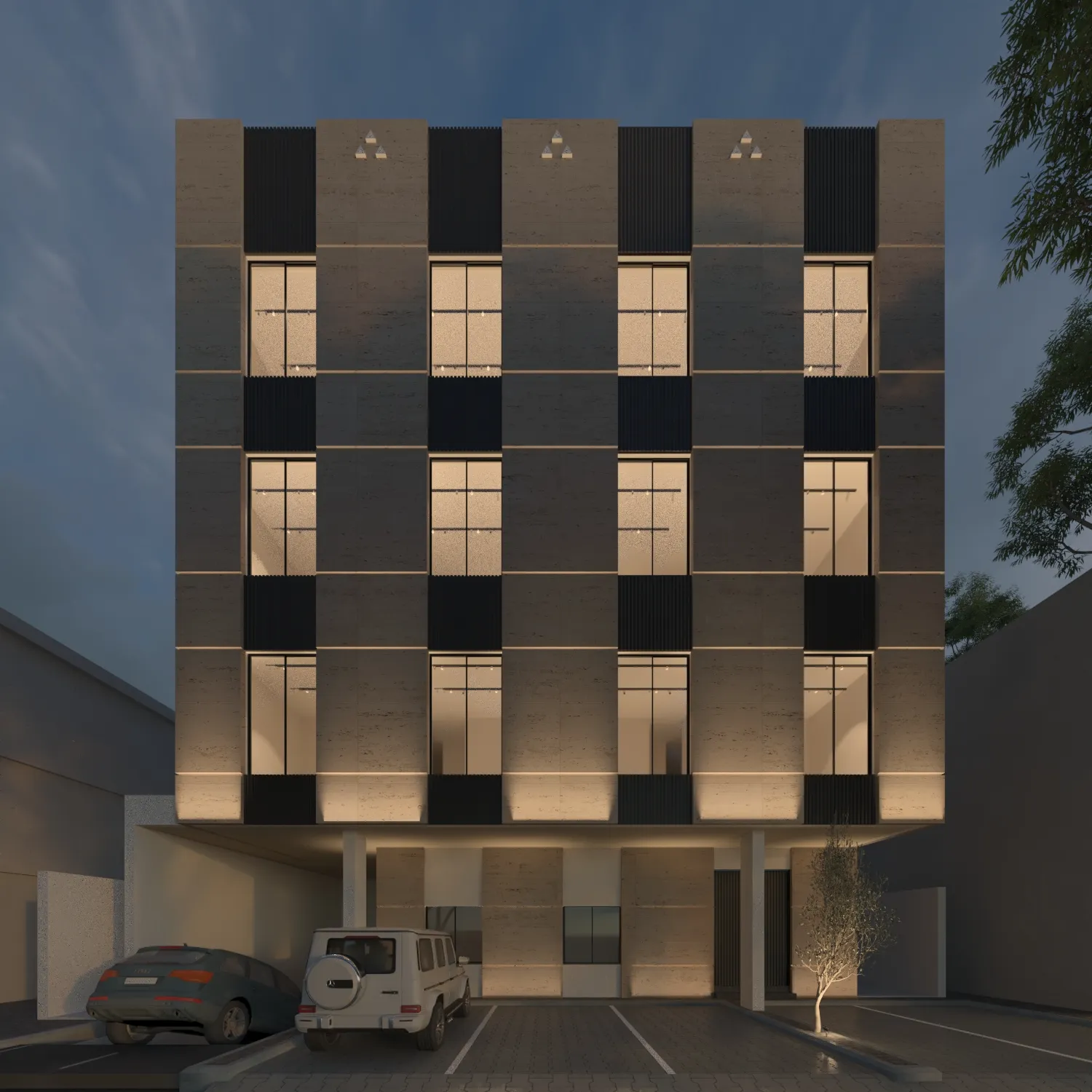 عمارة سكنية مودرن عمارة سكنية مودرن