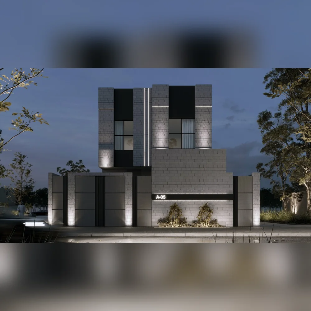 تصميم فيلا مودرن تصميم فيلا مودرن