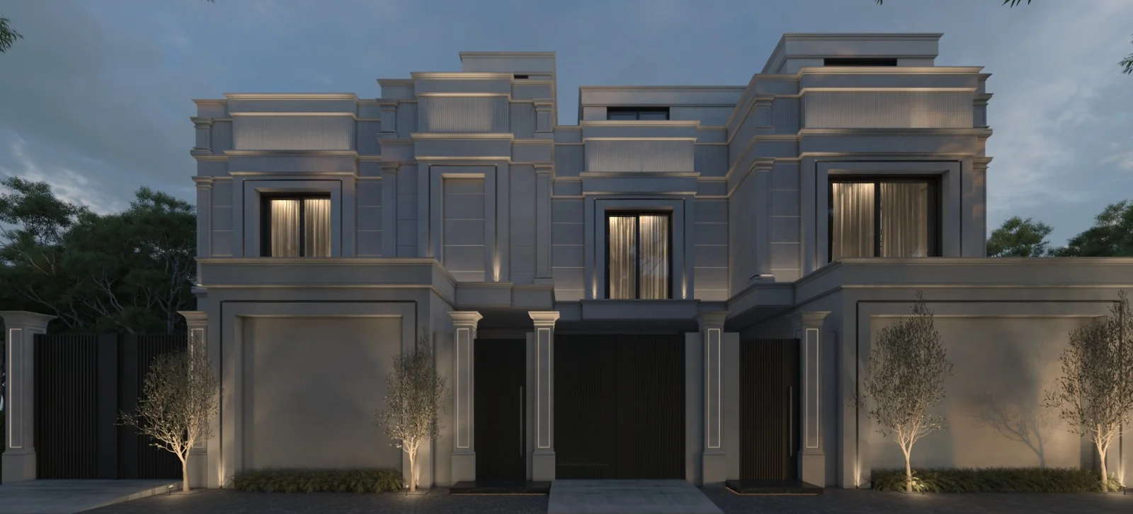 تصميم فلل نيوكلاسيك