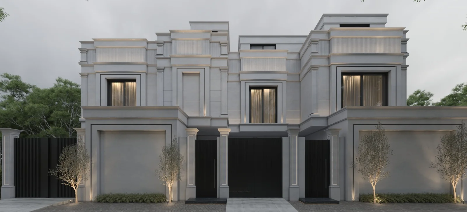 تصميم فلل نيوكلاسيك