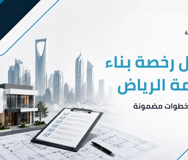 تعديل رخصة بناء قائمة الرياض: 7 خطوات مضمونة 2026