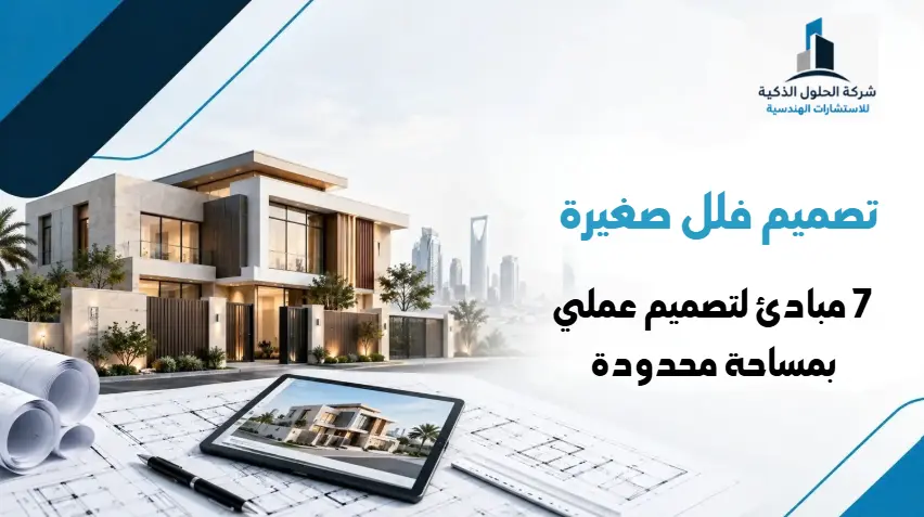 تصميم فلل صغيرة: 7 مبادئ لتصميم عملي بمساحة محدودة